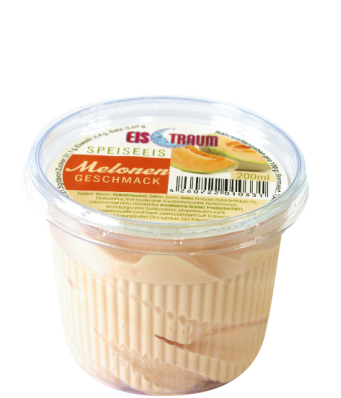 Speiseeis Melonen-geschmack (200ml)
